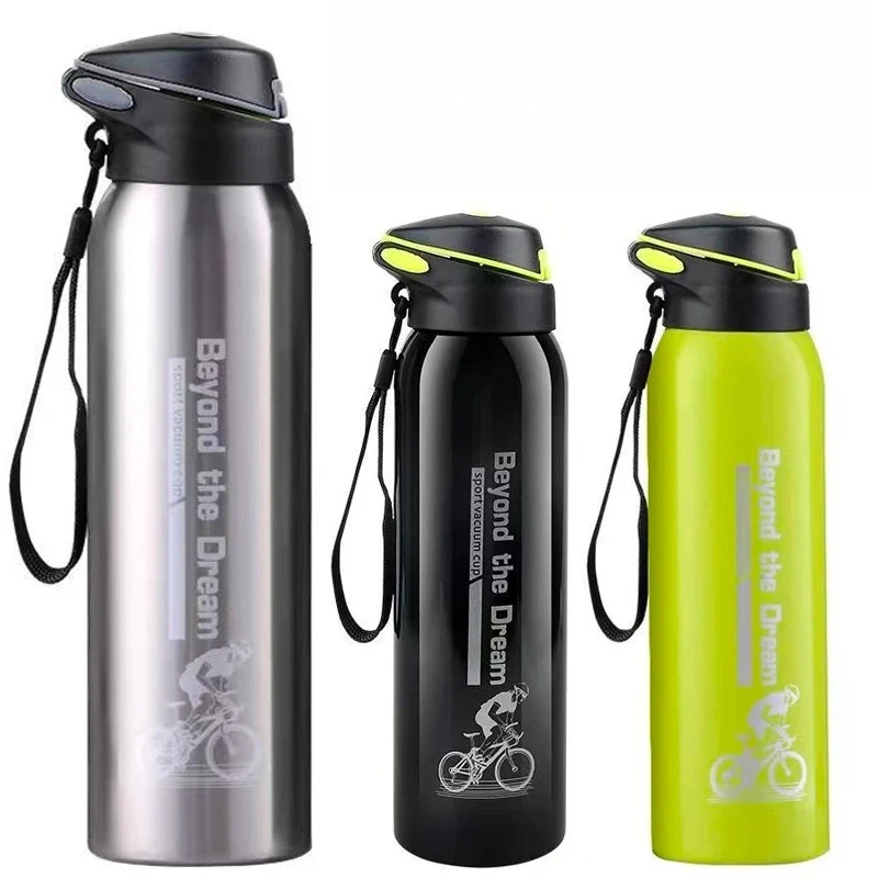 Sports Water Bottle Insulated - 500ML Double Wall Vacuum Insulated Stainless