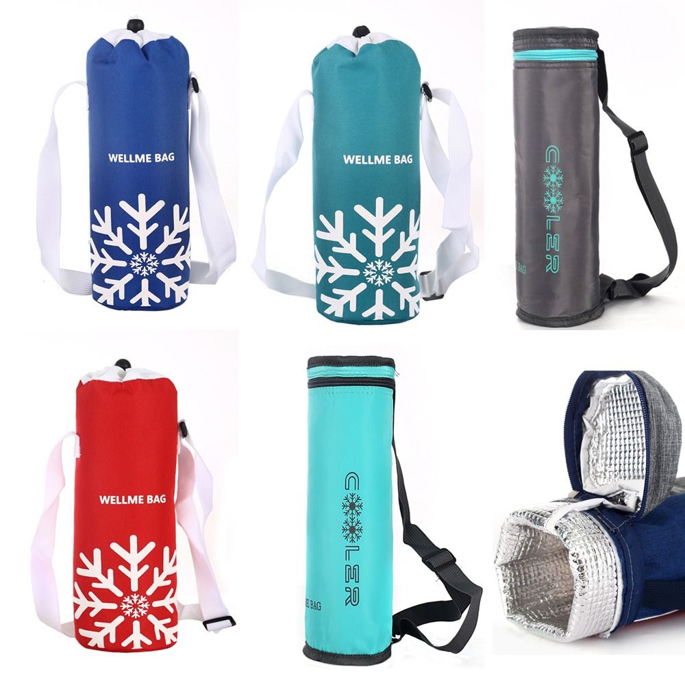 Sports Water Bottle Insulated - Portable Oxford cloth Insulated Water Bottle