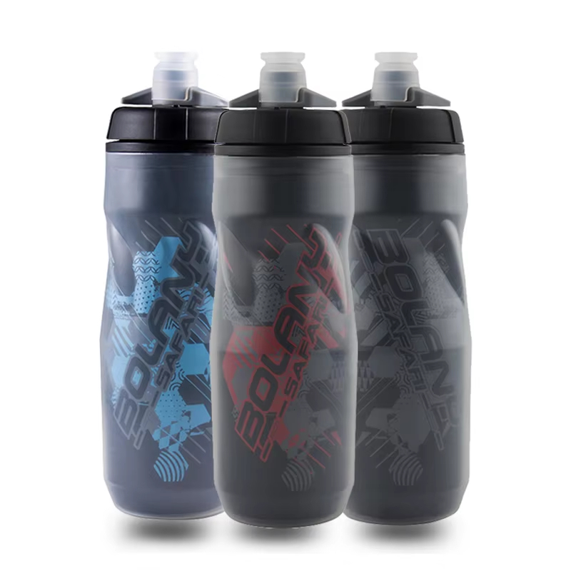 Sports Water Bottle Insulated - 600ML Double Layer Bike Water Bottle