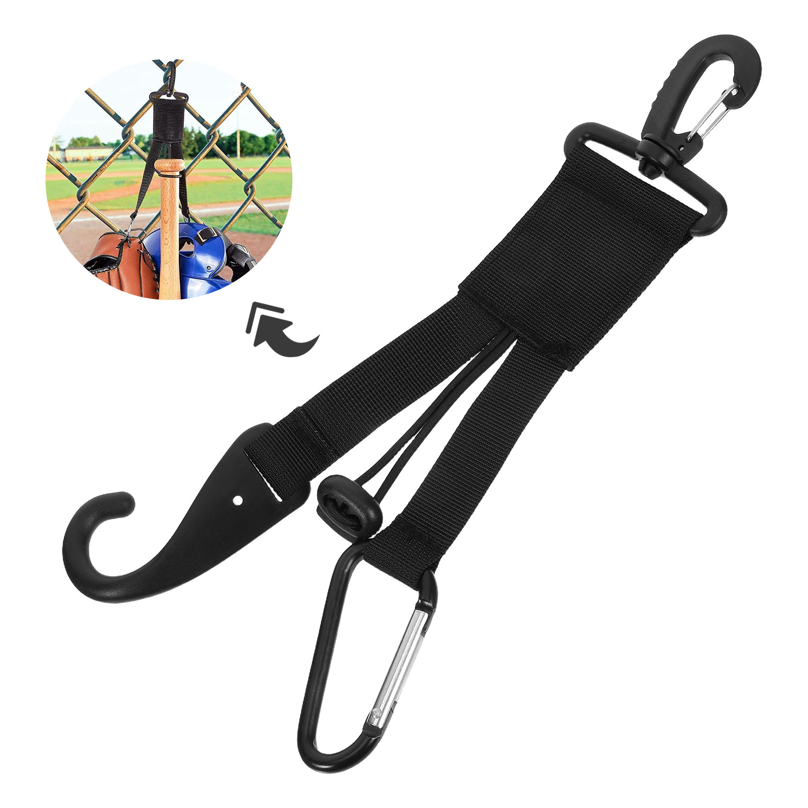 2Pcs Baseball Gear Clip Heavy  - Sports Equipment Bat ulasan dan harga