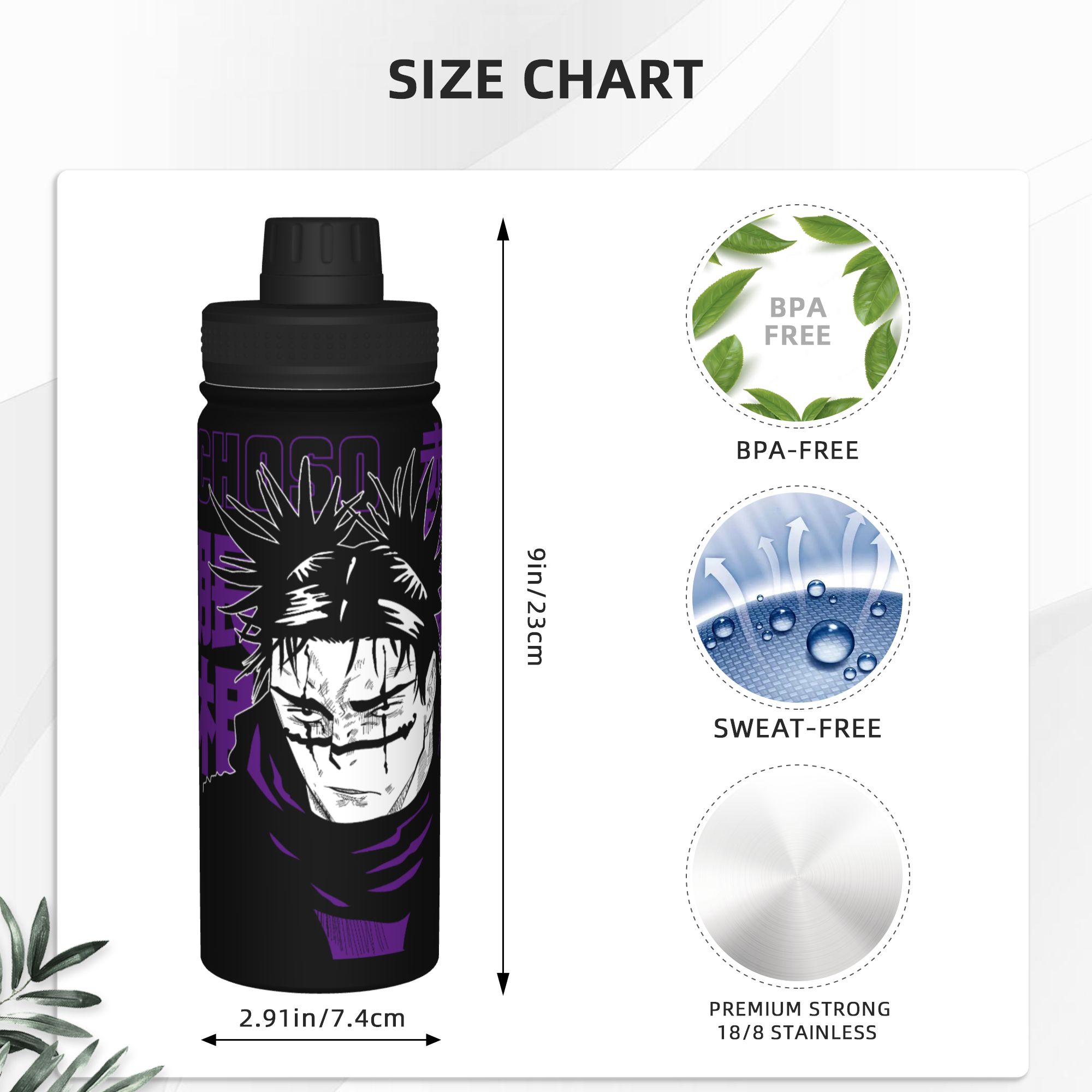 Choso Jujutsu Kaisen Anime 18O - Sports Water Bottle Insulated ulasan dan harga