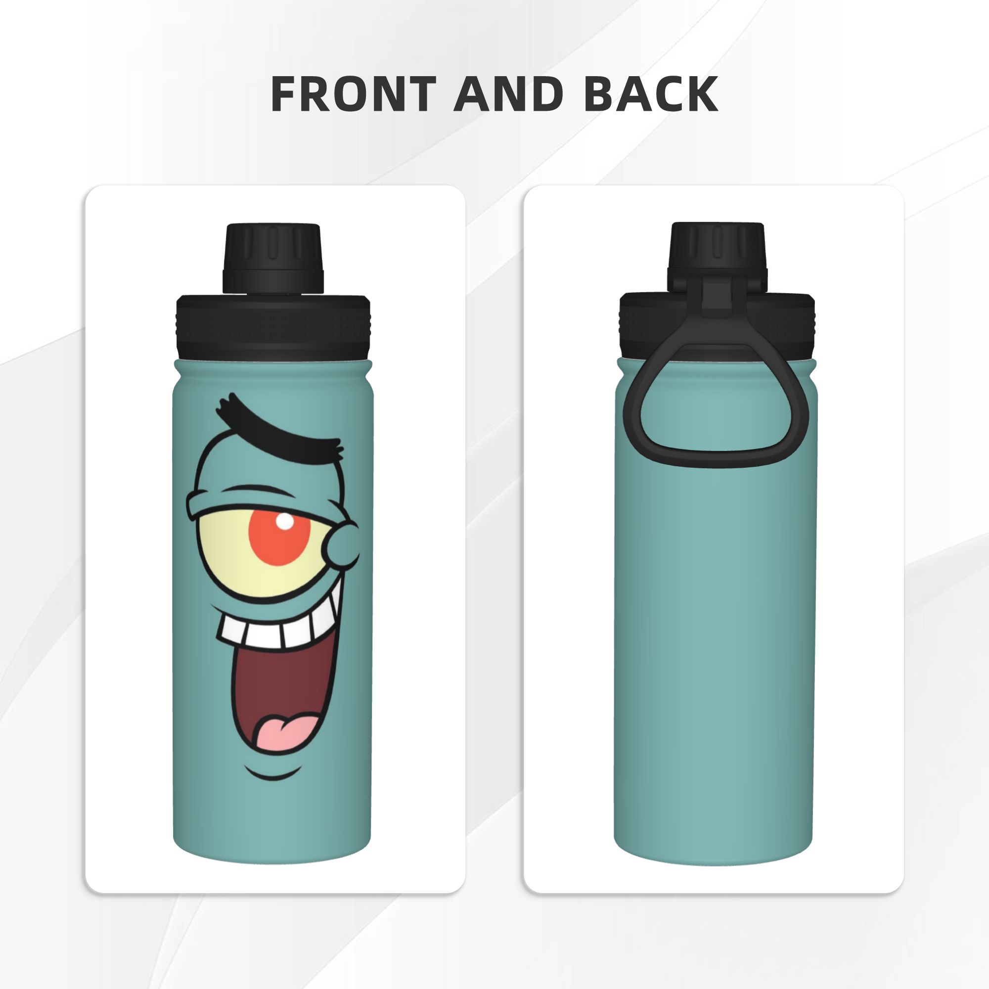 Spongebobs Cartoon 18OZ Sports - Sports Water Bottle Insulated ulasan dan harga