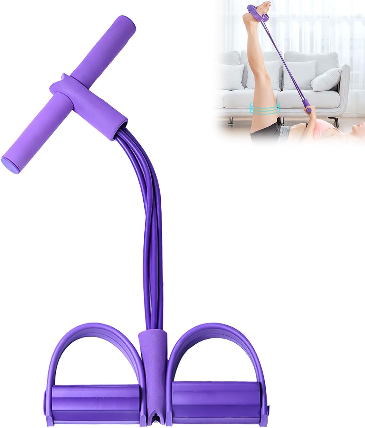 4-Tube Pedal Resistance Band M - Sports Equipment Warehouse ulasan dan harga