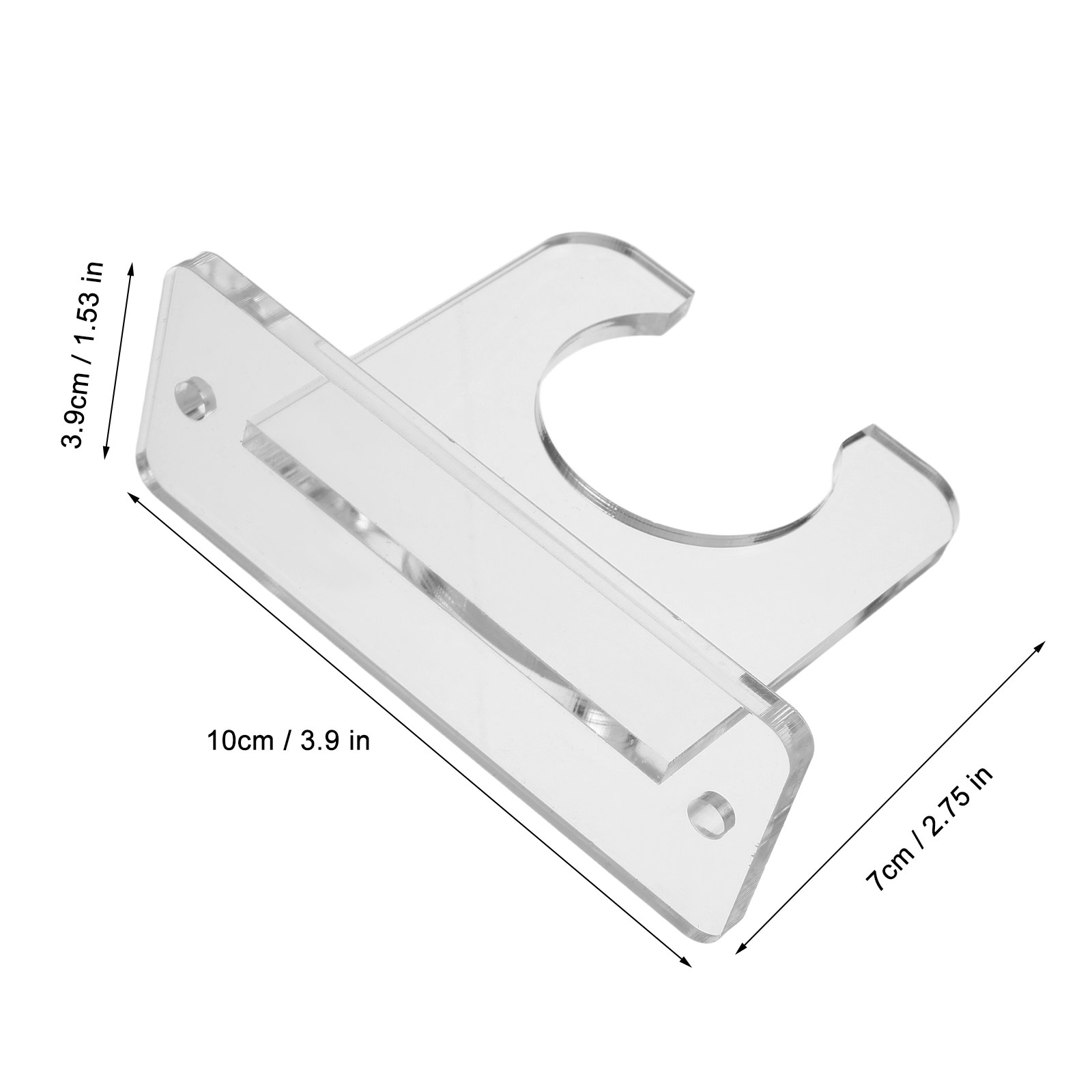 Clear Acrylic Wall Mounted Tab - Sports Equipment Bat ulasan dan harga