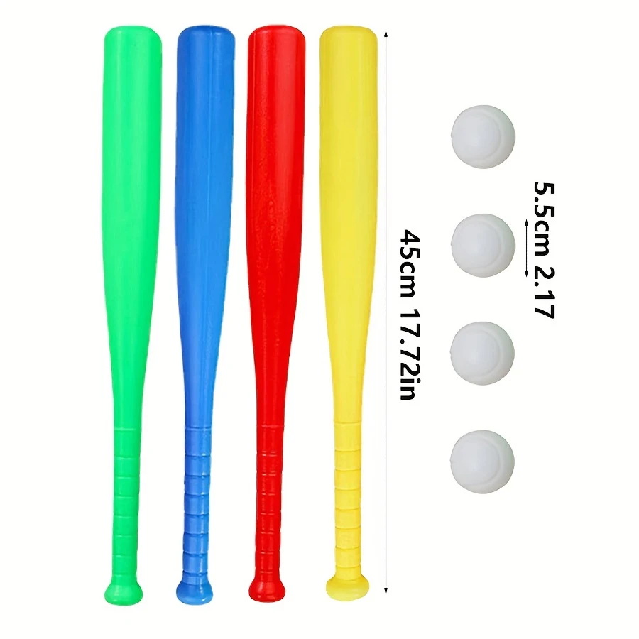 2/4pcs Lightweight Plastic Bas - Sports Equipment Bat ulasan dan harga