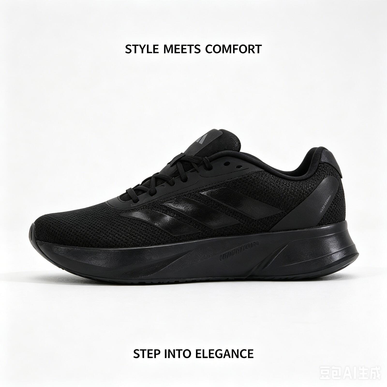 Adidas Duramo SL All Black Bre - Adidas Shoes Duramo Sl ulasan dan harga
