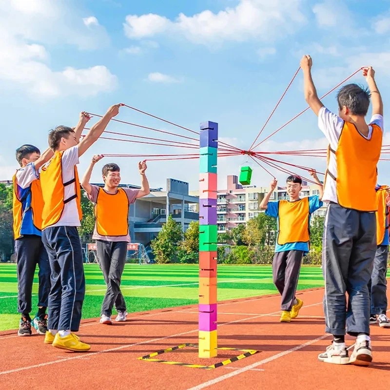 Teamwork Games Tower Building  - Sports Equipment Company ulasan dan harga