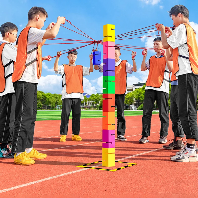Teamwork Games Tower Building  - Sports Equipment Company ulasan dan harga