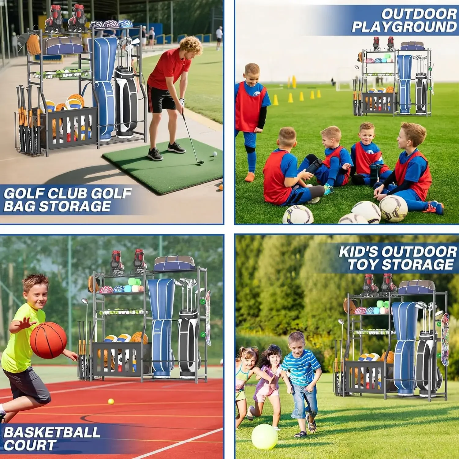 Heavy Duty Garage Sports Equip - Sports Equipment Bat ulasan dan harga